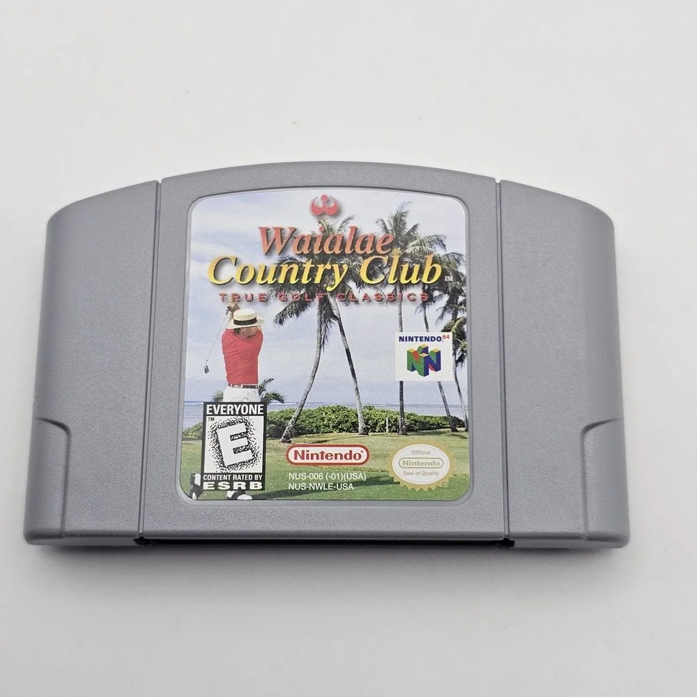 1998 Waialae Country Club N64 Complete In Box CIB Nintendo 64 Game Lot